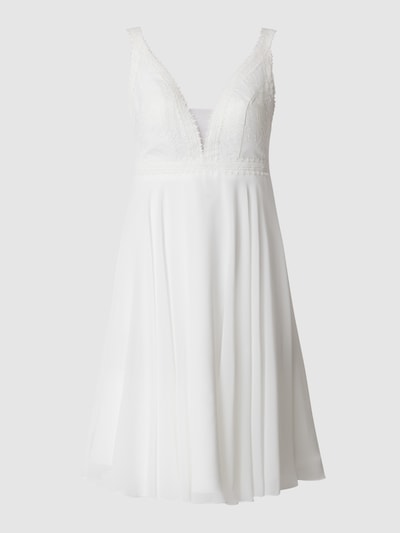 Luxuar Brautkleid aus Chiffon  Offwhite 2