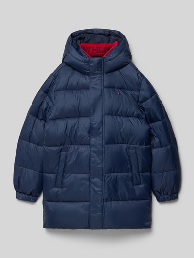 Tommy Hilfiger Teens Kurtka pikowana o kroju regular fit z dwustronnym zamkiem błyskawicznym Granatowy 1