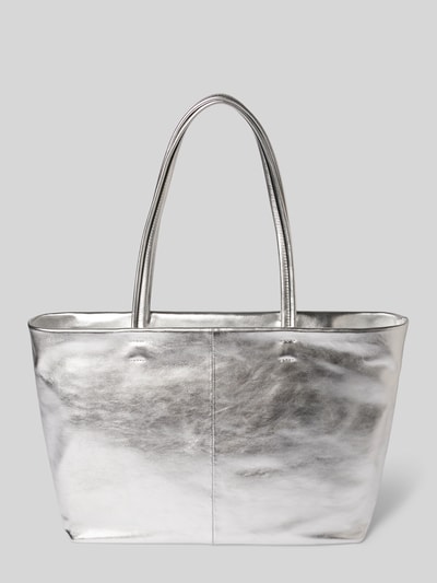 LIEBESKIND BERLIN Shopper mit Label-Print Modell 'HERA' Silber 4