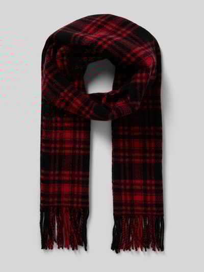 Polo Ralph Lauren Schal mit Ausfransungen Rot 1