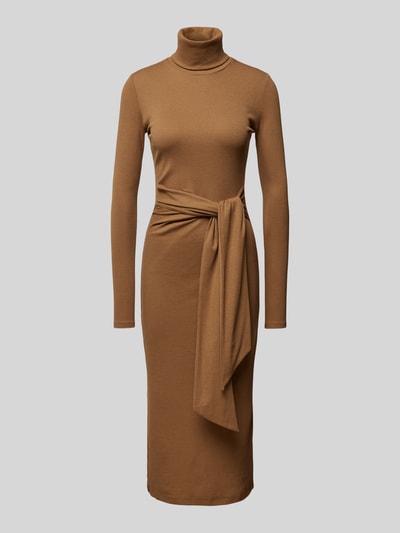 Lauren Ralph Lauren Midikleid mit Rollkragen Modell 'VAUREEN' Camel 1