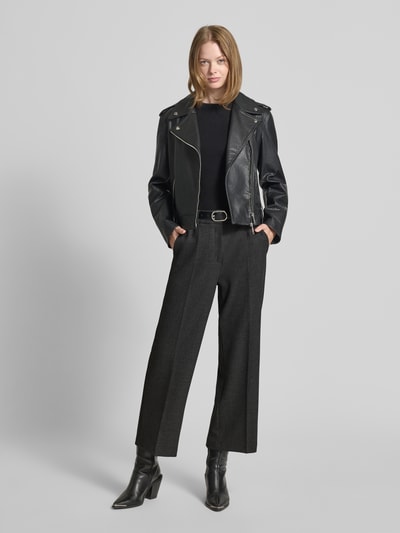 Cambio Wide Fit Stoffhose mit Viskose-Anteil Modell 'California' Anthrazit 1