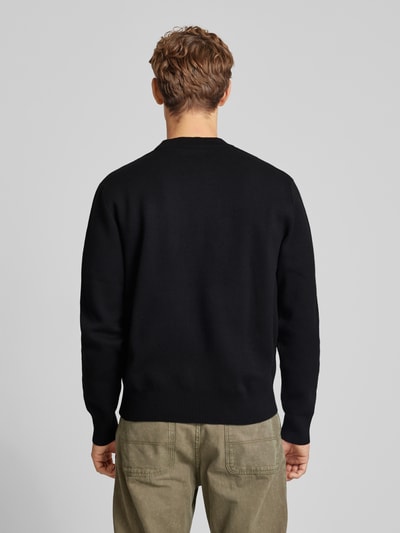 Jack & Jones Strickpullover mit Label-Print Modell 'VESTERBRO' Black 5