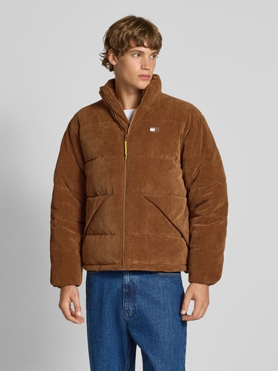Tommy Jeans Relaxed Fit Steppjacke aus Cord Hellbraun 4