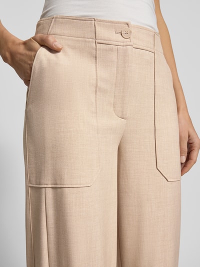 OPUS Barrel Fit Stoffhose mit Eingrifftaschen Modell 'Myha fresh' Mittelbraun 3