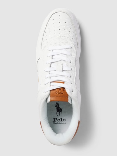Polo Ralph Lauren Sneaker mit Kontrastbesatz Modell 'MASTERS' Weiss 3