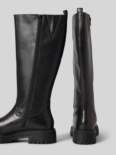 Geox Stiefel aus Leder mit Reißverschluss Modell 'IRIDEA' Black 2