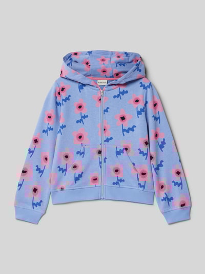 Tom Tailor Regular Fit Sweatjacke aus Baumwoll-Mix Bleu 1