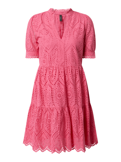 YAS Kleid aus Lochspitze Modell 'Holi' Pink 2