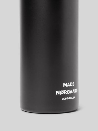 MADS NØRGAARD Trinkflasche mit Label-Print Modell 'Thermality Gefell' Black 3