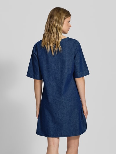 Pieces Loose fit jeansjurk van puur katoen, model 'TENIM' Donkerblauw - 5