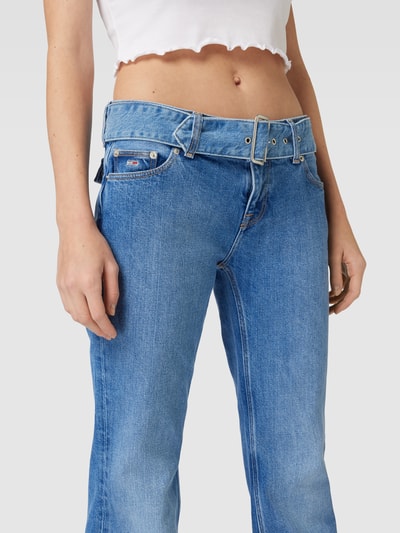 Tommy Jeans Flared jeans met riem, model 'SOPHIE' Jeansblauw - 3