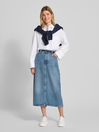 Tommy Hilfiger Oversized overhemdblouse van puur katoen Wit - 1