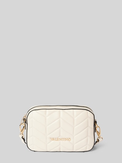 VALENTINO BAGS Handtasche mit Label-Applikation Modell 'PETAL RE' Ecru 1