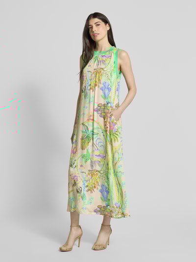 Emily Van den Bergh Maxikleid mit Rundhalsausschnitt Sand 1
