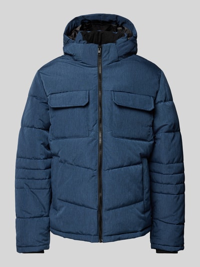 Jack & Jones Steppjacke mit Brusttaschen Marine Melange 1