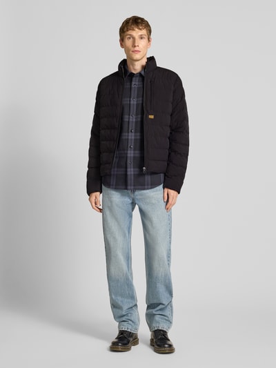 G-Star Raw Steppjacke mit Label-Patch Modell 'Foundation' Black 1