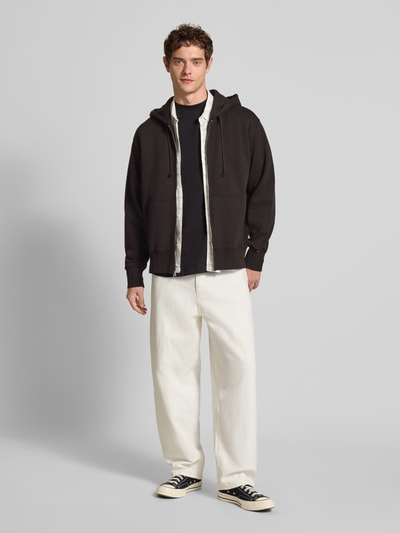 Levi's® Bluza rozpinana o kroju relaxed fit z wyhaftowanym logo Czarny 1