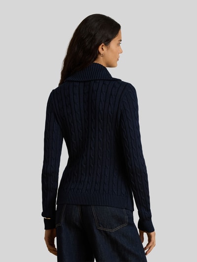 Lauren Ralph Lauren Regular fit pullover van mix van katoen en viscose Marineblauw - 5