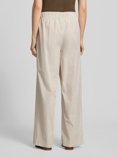 ONLY Loose Fit Weite Hose aus reiner Baumwolle Modell 'AUGUSTA' Sand 5