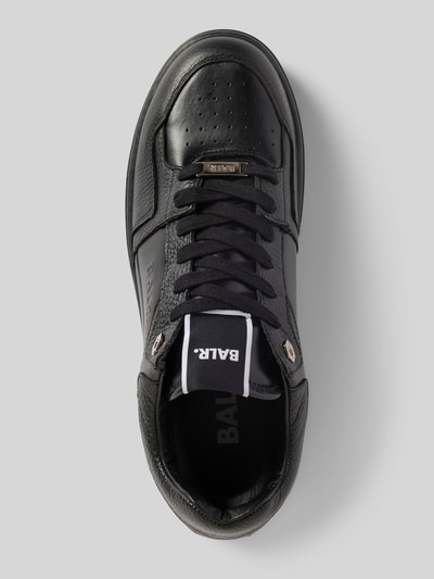 Balr. Sneakers van leer met labeldetail, model 'The Club Urban Cup' Zwart - 4