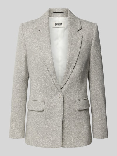 Produktfoto, Blazer mit Reverskragen Modell 'ATLIN' von Drykorn aus Material-Mix mit Viskose-Anteil, Regular-Fit, Knopfverschluss, Pattentaschen
