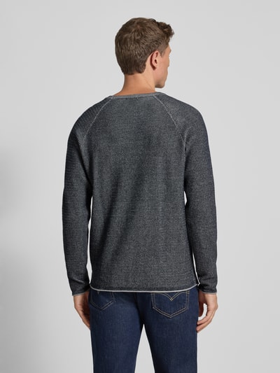 Drykorn Gebreide pullover met ronde hals, model 'TITZIAN' Blauw - 5