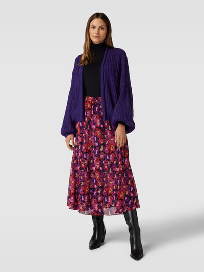 FABIENNE CHAPOT Midirok met bloemenmotief, model 'Pippa' Lichtrood - 1