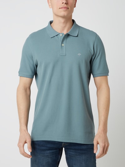 Fynch-Hatton Poloshirt aus Baumwolle  Lindgrün 4