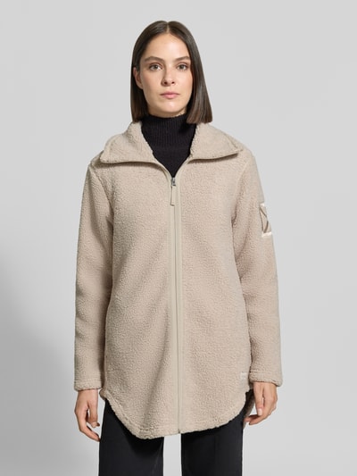 Didriksons relaxed fit jack met opstaande kraag model 'Umi' Offwhite - 4