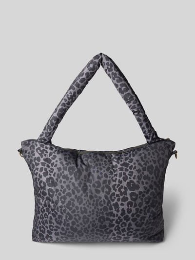 STUDIO NOOS Torebka z naszywką z logo model ‘Antra’ Antracytowy 4