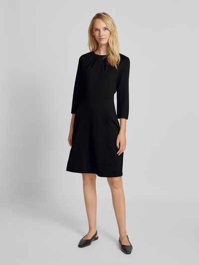 s.Oliver BLACK LABEL Knielanges Kleid mit 3/4-Arm Black 1