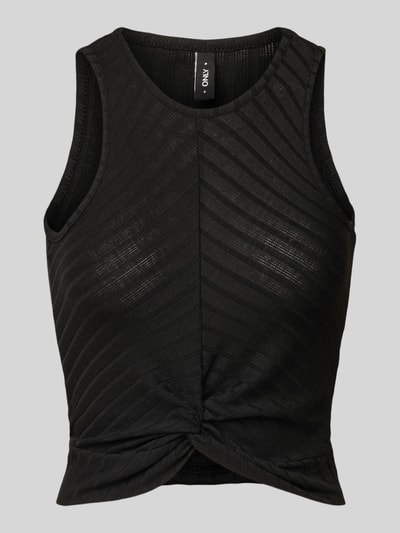 Only Top o kroju slim fit w stylu kopertowym model ‘SANDY’ Czarny 2