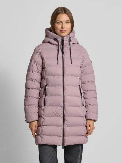 khujo Puffer Coat met capuchon model 'NEPTAR' Lila - 4