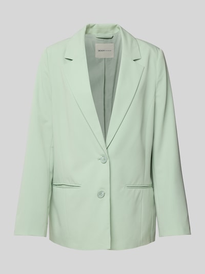 Tom Tailor Denim Żakiet o kroju regular fit z zapięciem na dwa guziki Trzcinowy 2