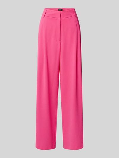 s.Oliver BLACK LABEL Relaxed Fit Anzughose aus Crêpe Pink 2