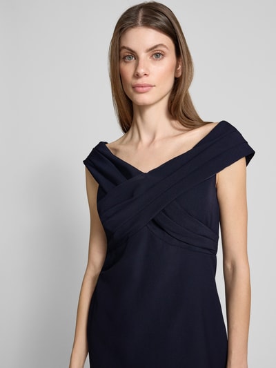 Lauren Ralph Lauren Sukienka koktajlowa z dekoltem w serek model ‘IRENE’ Ciemnoniebieski 3