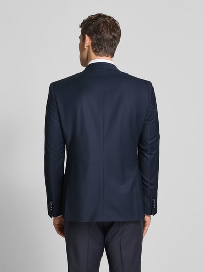 ROY ROBSON Slim Fit Anzug aus Woll-Mix in unifarbenem Design Marine 5