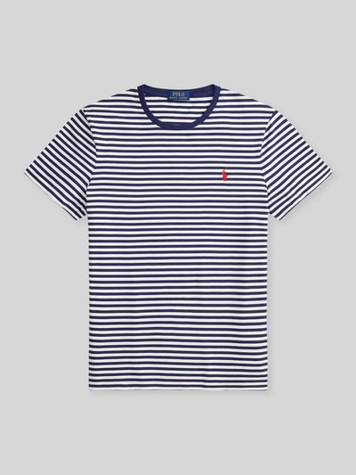 Polo Ralph Lauren Regular Fit T-Shirt aus reiner Baumwolle Marine 2