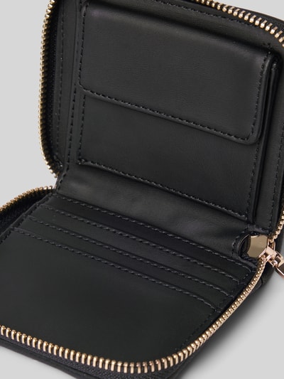 Guess Portemonnee met labelapplicatie, model 'VALLA' Zwart - 3