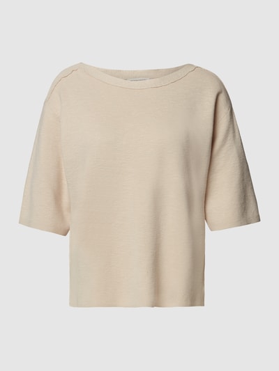 Tom Tailor T-Shirt in Strick-Optik Sand 2