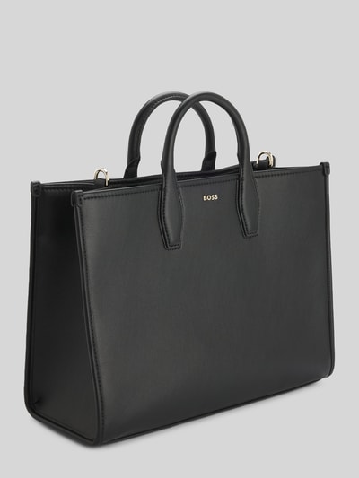 BOSS Umhängetasche mit Label-Detail Modell 'Sandy MED Tote' Black 3