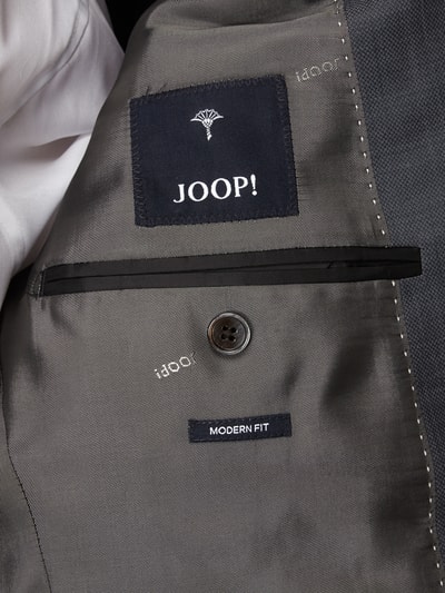 JOOP! Collection Modern Fit 2-Knopf-Sakko mit Webstruktur Mittelgrau 3