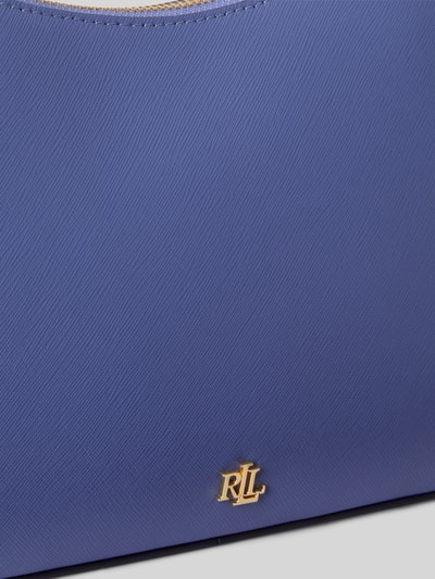 Lauren Ralph Lauren Schoudertas van echt leer model 'Danni' Blauw - 7