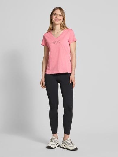 LIU JO SPORT Spodnie cargo o kroju classic Essentials Mocnoróżowy 1