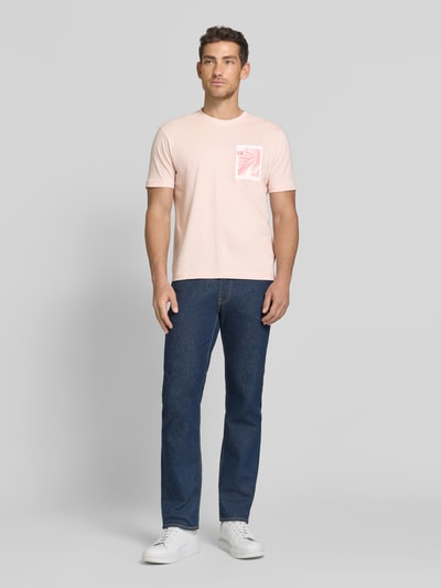 BOSS Orange Regular Fit T-Shirt aus reiner Baumwolle Modell 'TE_BOARD' Hellrosa 1