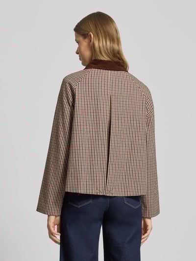 Only Bluzon o kroju regular fit z czystej bawełny model ‘MANILLA’ Średniobrązowy 5