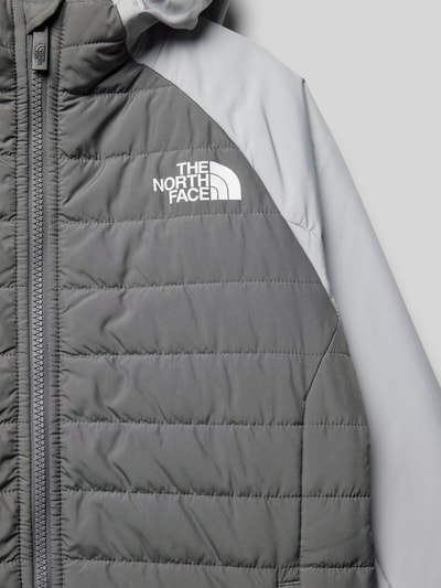 The North Face Steppjacke mit Label-Print Modell 'NEVER STOP' Mittelgrau 2