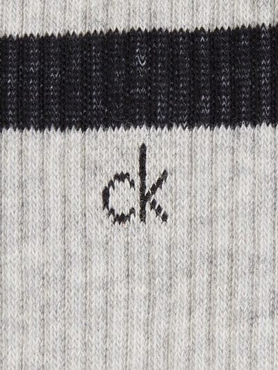 CK Calvin Klein Sportsocken mit Stretch-Anteil im 2er-Pack Mittelgrau 3