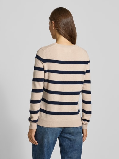 Christian Berg Woman Gebreide pullover van puur kasjmier Beige - 5